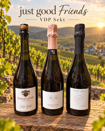 VDP.Sekt 3 Flaschen just good friends