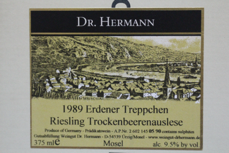 1989 Erdener Treppchen Riesling Trockenbeerenauslese