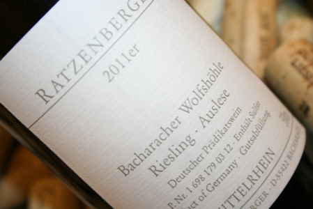 2011 Bacharacher WOLFSHÖHLE Riesling Auslese Goldkapsel