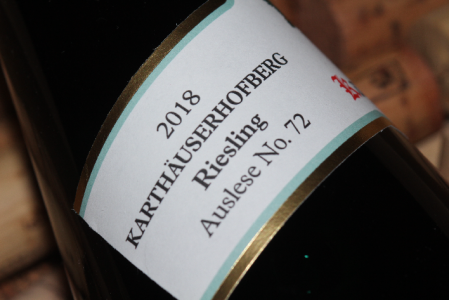 2018 KARTHÄUSERHOFBERG Riesling Auslese No.72 VDP.Versteigerungswein