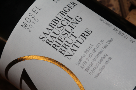 2015 Saarburg Rausch Riesling Sekt | Brut Nature | Geltz Zilliken