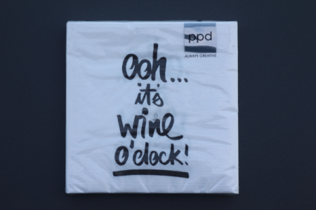 Servietten | Wine o´clock  Lunch-Servietten 33x33 cm | 20 Stück