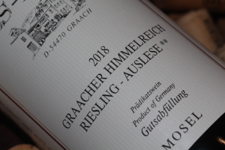 2018 Graacher Himmelreich Riesling Auslese**